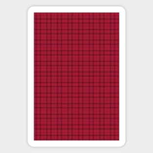 Red and Black Plaids 001#004 Magnet